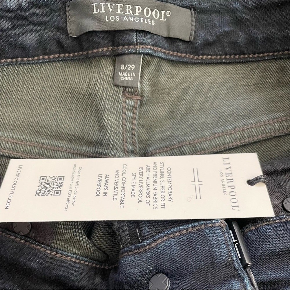 Liverpool Womens Liv High-Rise Non-Skinny
Skinny Eco Denim Size 8/29 - Picture 7 of 9